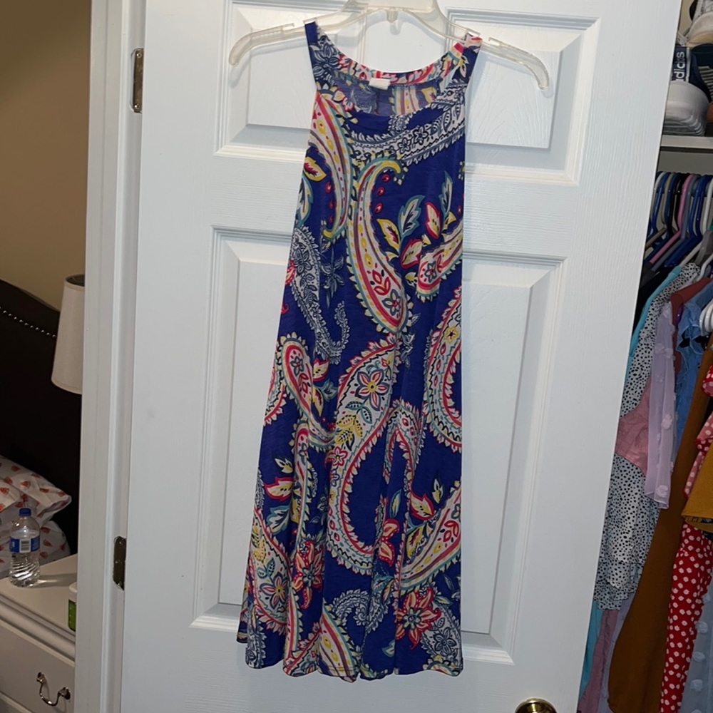 Colorful dress, has pockets